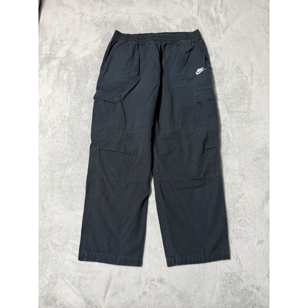 Nike Sportswear Club Woven Cargo Pants Loose Fit DX0613-010 Ripstop Mens XL